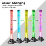Colour Changing LED Sensory Mood Bubble Lamp Fish Water Tower Tube Floor - Image 2
