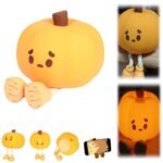 Little Pumpkin Silicone Night Light rechargeable soft LED lamp