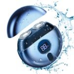 Mini portable electric shaver waterproof USB-C rechargeable with LED display