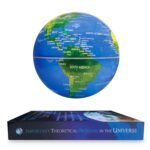 Flagest Magnetic Levitation Floating Globe with Rotating Gradient Light and Book-Style Base