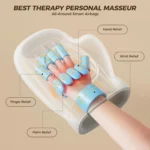 Cordless Electric Hand Massager with Heat and Air Compression Therapy