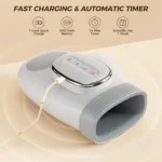 Cordless Electric Hand Massager with Heat and Air Compression Therapy
