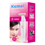 Kemei KM-113 2 in 1 multi function lady shaver USB rechargeable
