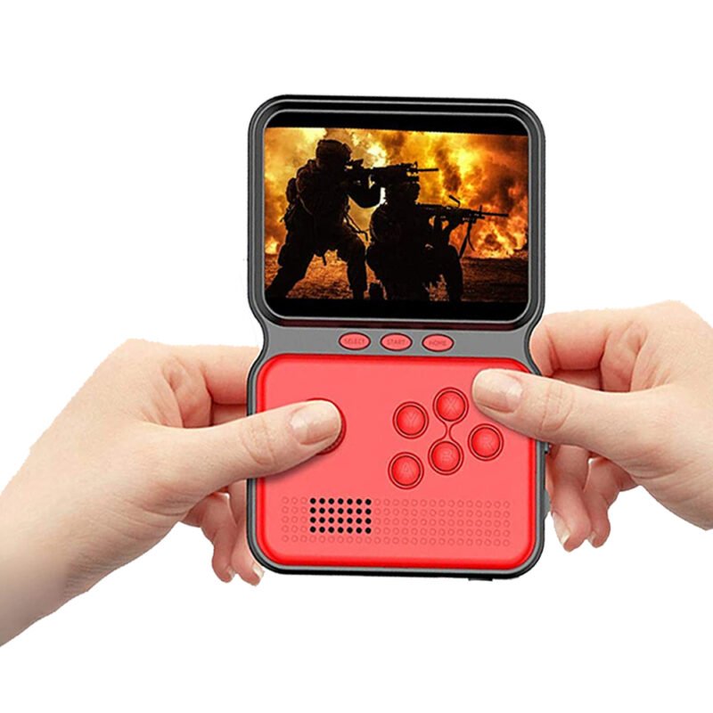 M3 retro handheld game console 900 in 1 classic video games black color