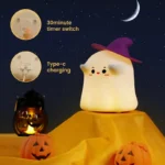 Ghostess silicone night lamp cute Halloween LED light