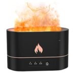 Flame Essential Oil Diffuser with 7 Color LED Light Humidifier