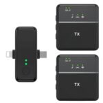 SX31 wireless dual microphone for iPhone Type C with noise reduction