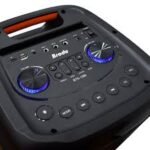BTS-1388 fire flame LED karaoke wireless speaker