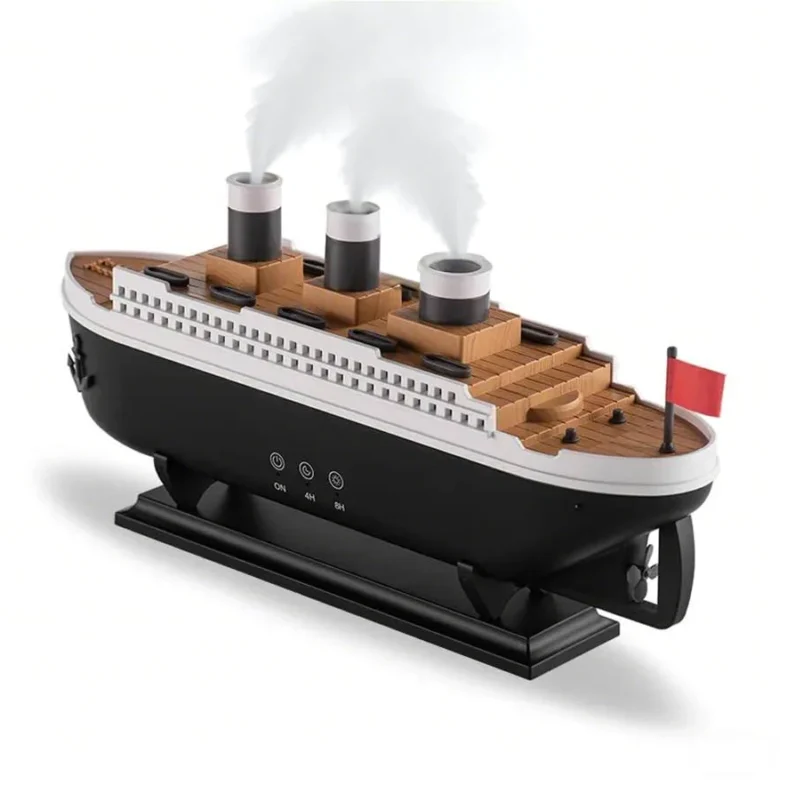 Titanic ship shape ultrasonic humidifier aroma diffuser