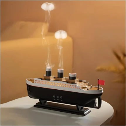 Titanic ship shape ultrasonic humidifier aroma diffuser